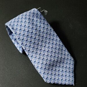 Nwt Michael Kors Blue Geometric Patterned Tie